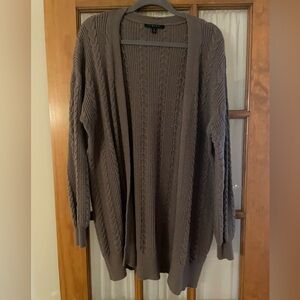 Oversized cable knit Cyrus cardigan